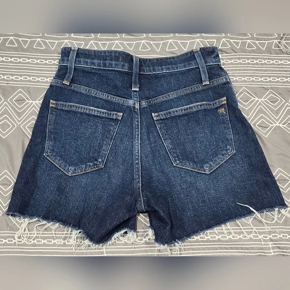 Madewell Curvy High Rise Denim Shorts Size 25 - Picture 4 of 7